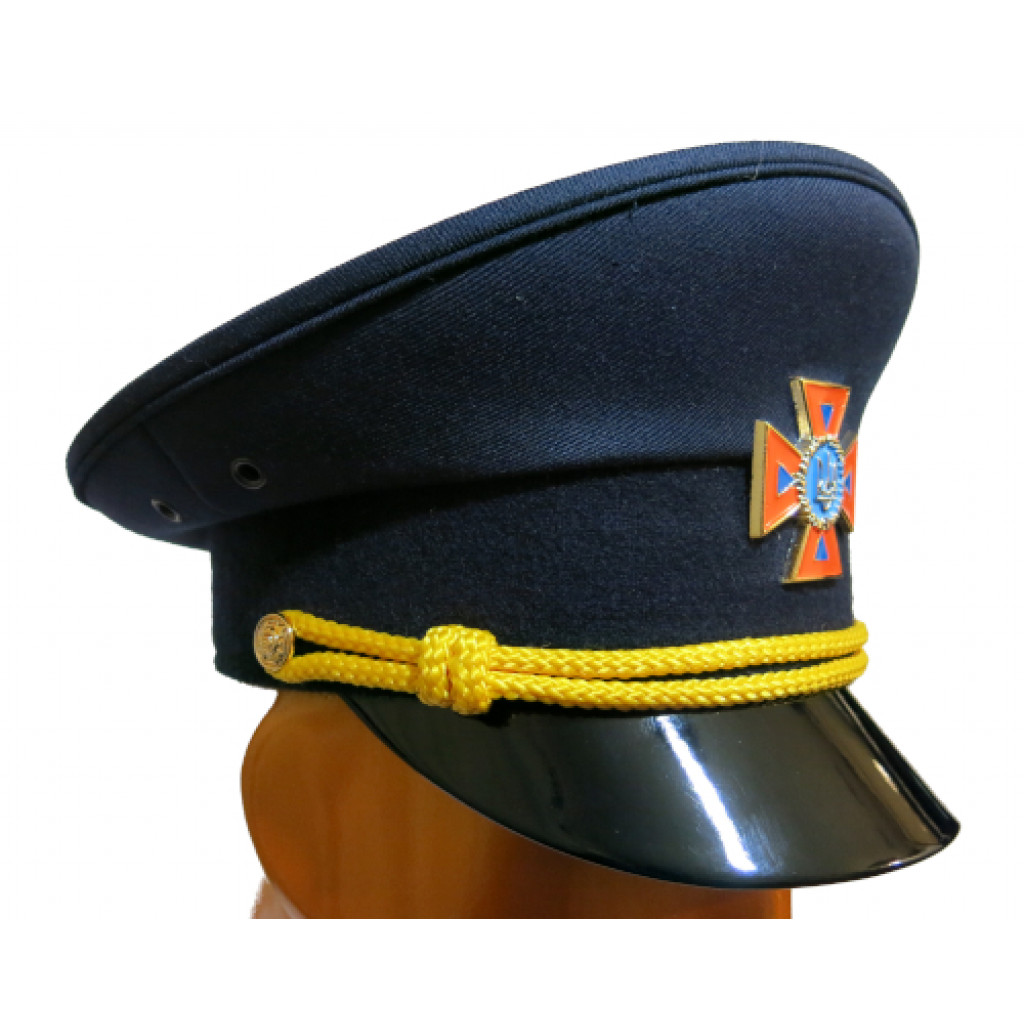 Фуражка ДСНС полушерсть темно синяя