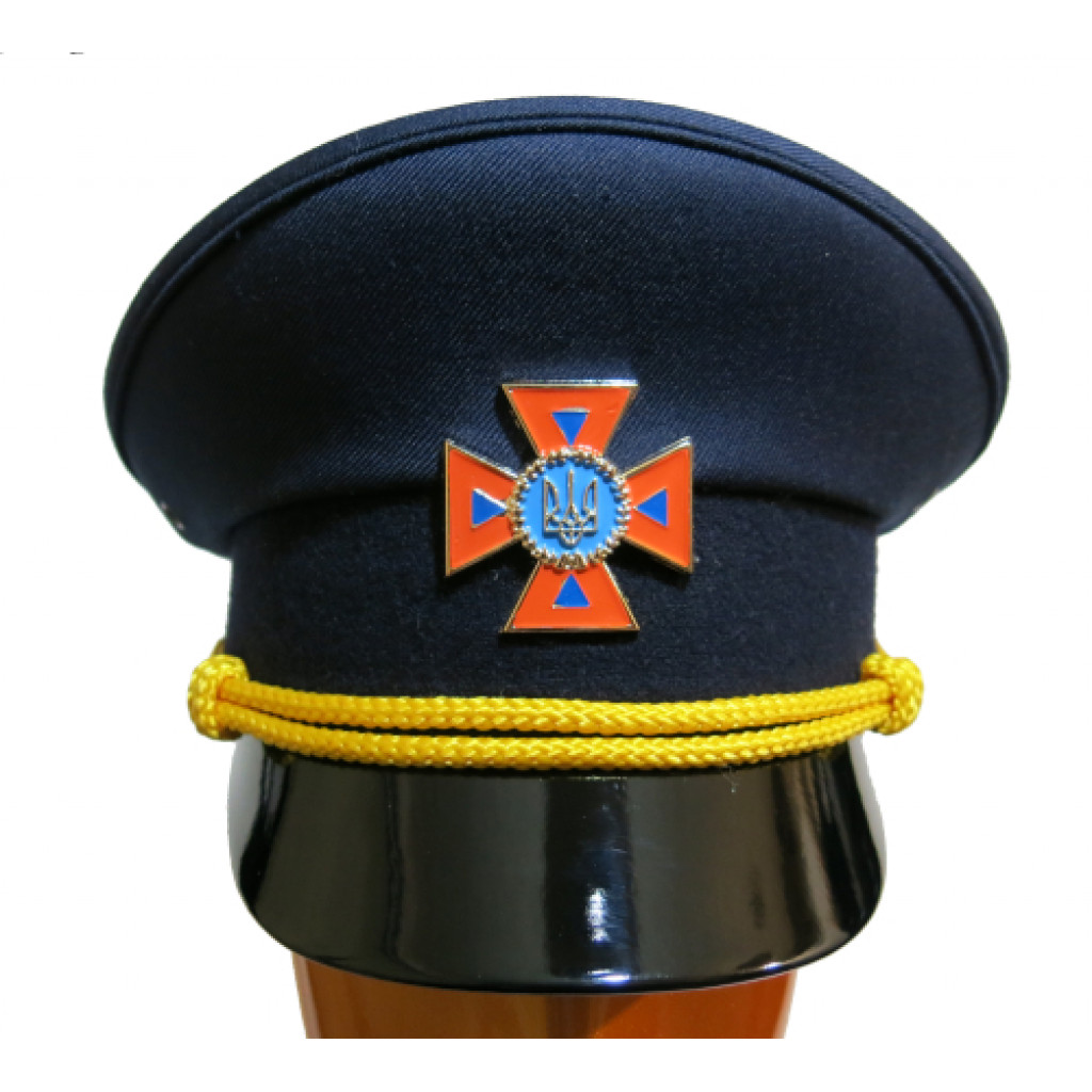 Фуражка ДСНС полушерсть темно синяя